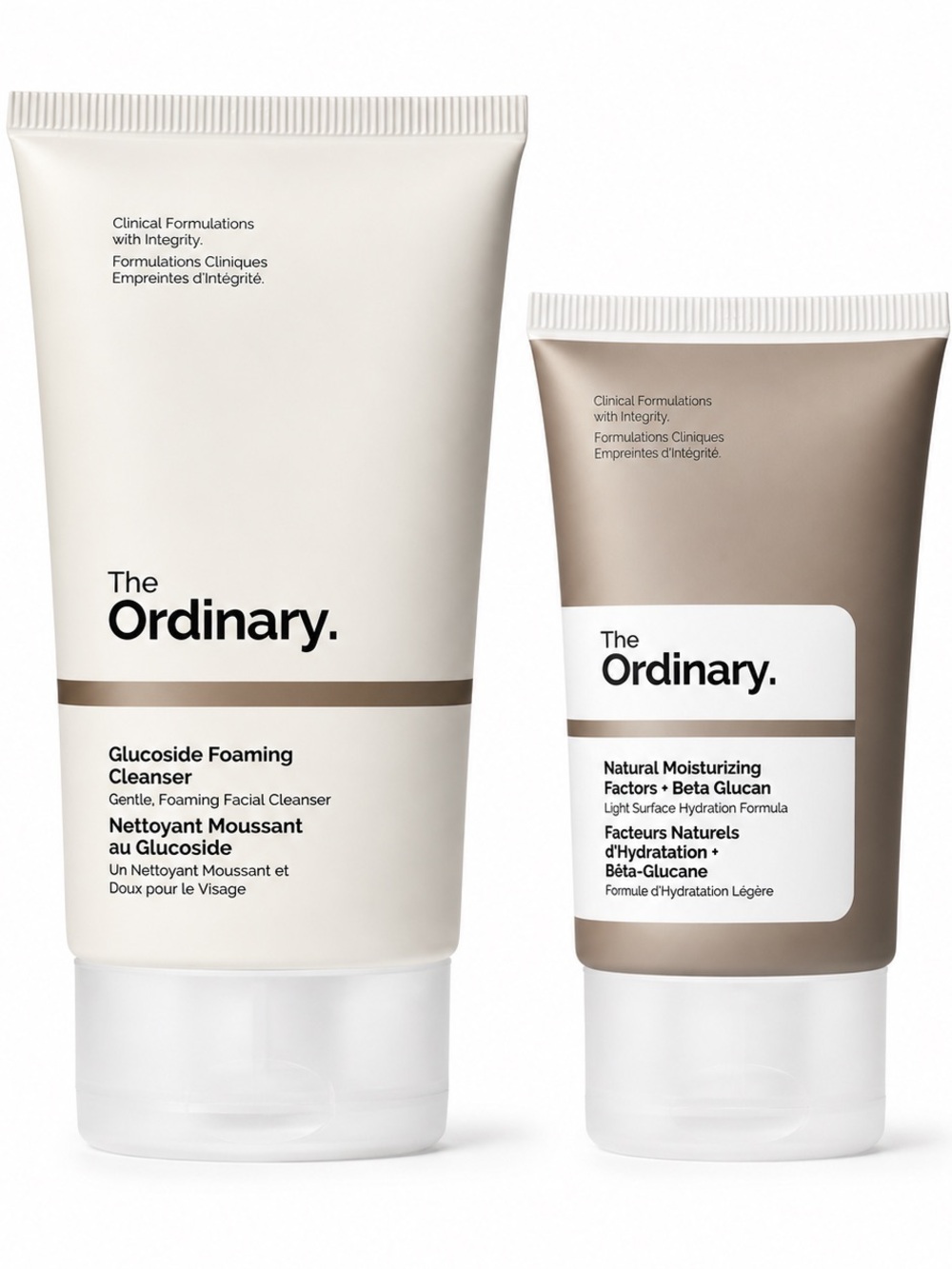 The Ordinary Glucoside Foaming Cleanser & Natural Moisturizing Factors + Beta
